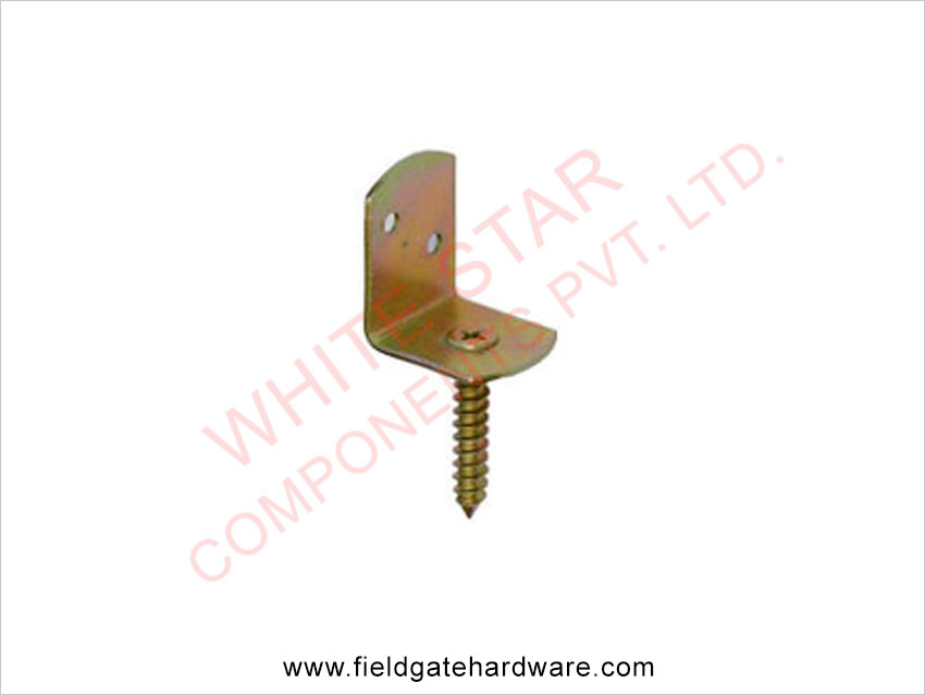 Fence Panel Security Bracket with Fixing Screw
